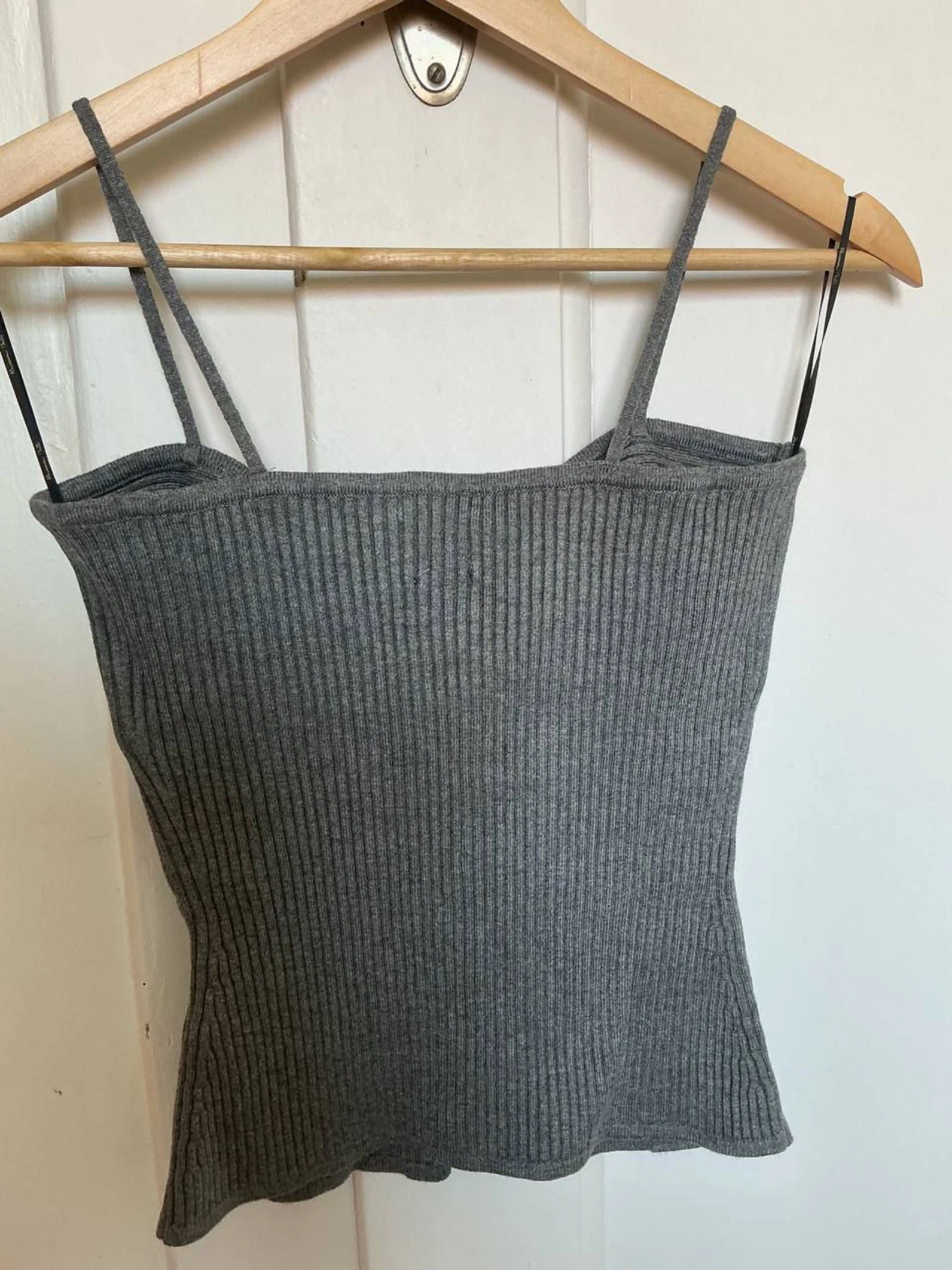 Massimo Dutti Women's Grey Top Size 40 – photo 4